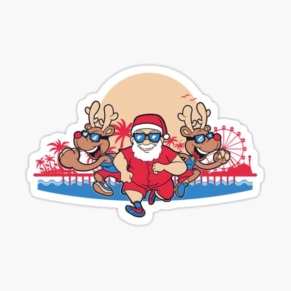 CHRISTMAS ON VACATION Sticker