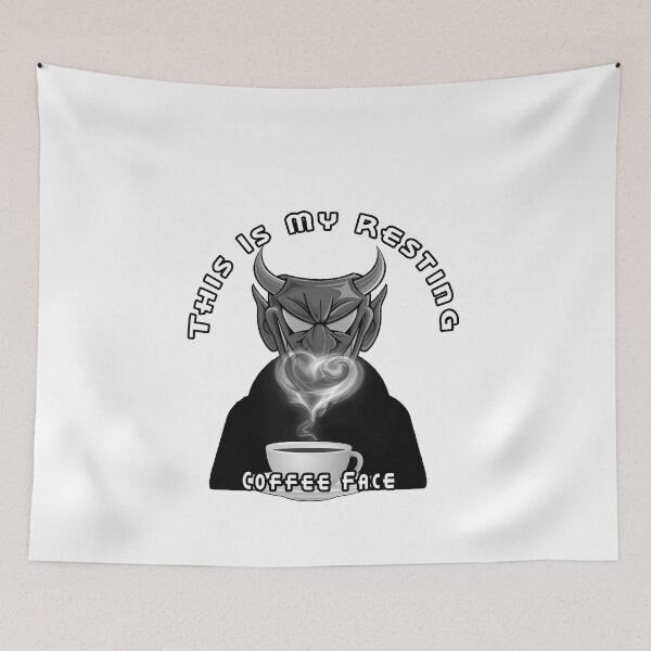 Item preview, THIS IS MY RESTING COFFEE FACE designed and sold by A-T-H.