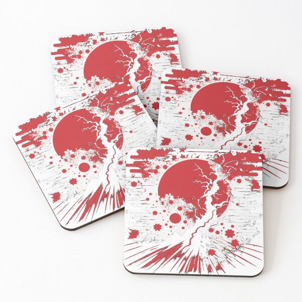 Item preview, japan flag illustration art designed and sold by masphie.