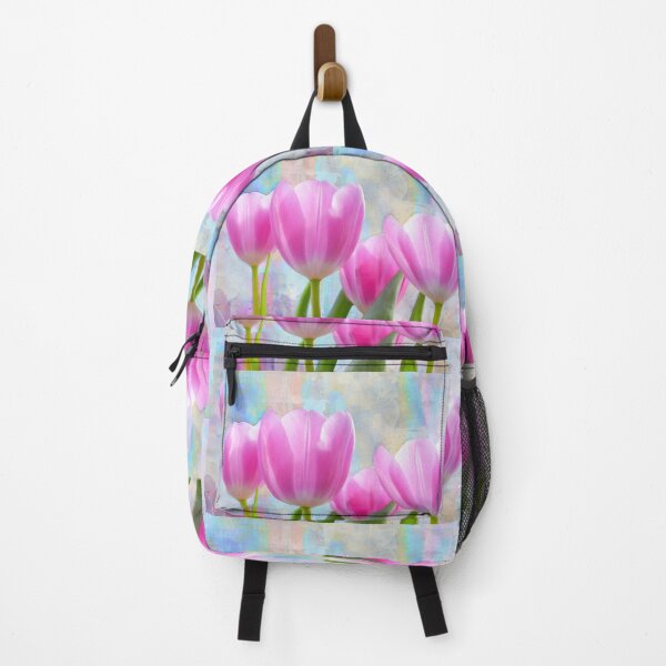Item preview, Delicate Pink Tulip Flower Art designed and sold by Sharon Cummings Art.