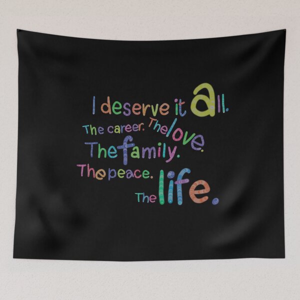 Item preview, I deserve it all rainbow texture designed and sold by chuckletuckle.