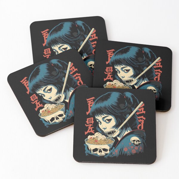 Item preview, Female Skeleton's Love for Ramen designed and sold by PlayfulPrint.