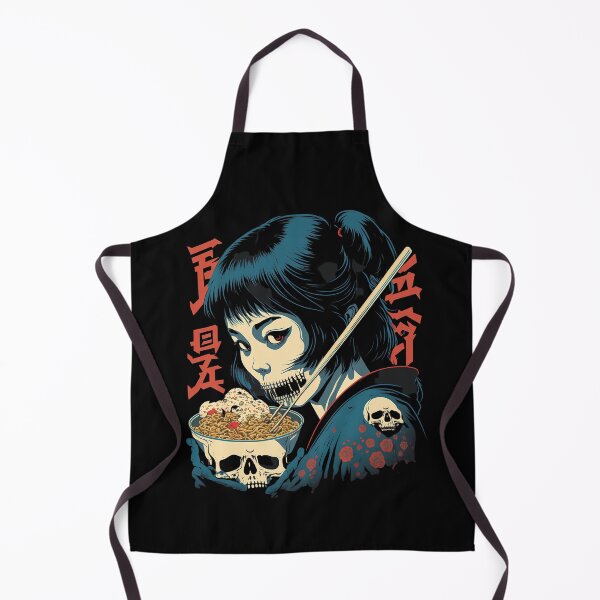 Item preview, Female Skeleton's Love for Ramen designed and sold by PlayfulPrint.