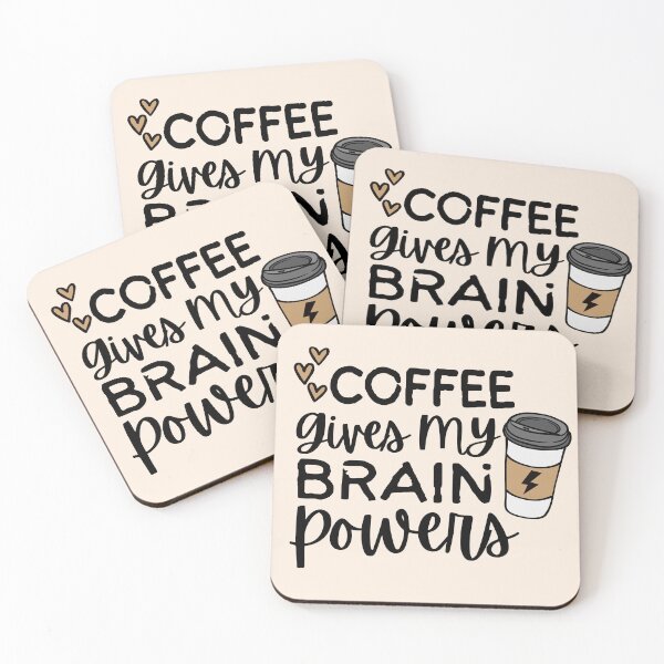 Item preview, Coffee Gives My Brain The Power designed and sold by Mano-World.