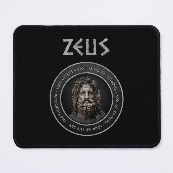 Item preview, Zeus - Ancient Greek God - Zeus the Lord of Olympus and King of the Gods - Greek Mythology designed and sold by Agema Apparel.