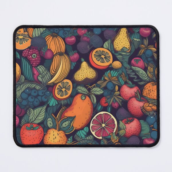 Item preview, 70s Style Fruit Pattern designed and sold by candlewithhare.