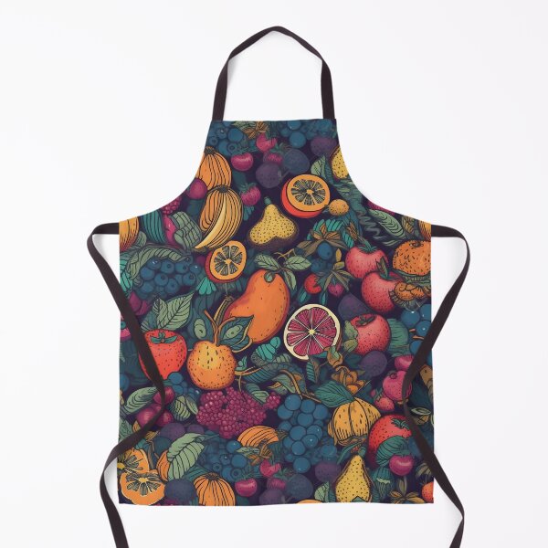 Item preview, 70s Style Fruit Pattern designed and sold by candlewithhare.