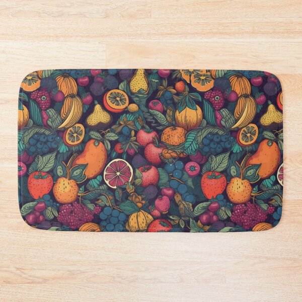 Item preview, 70s Style Fruit Pattern designed and sold by candlewithhare.