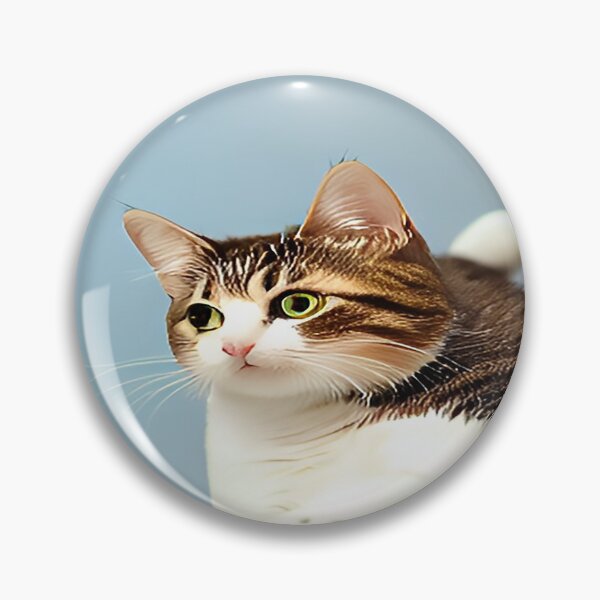 Item preview, Calico High Jumping Cat with Blue and Brown designed and sold by deniselynnimage.