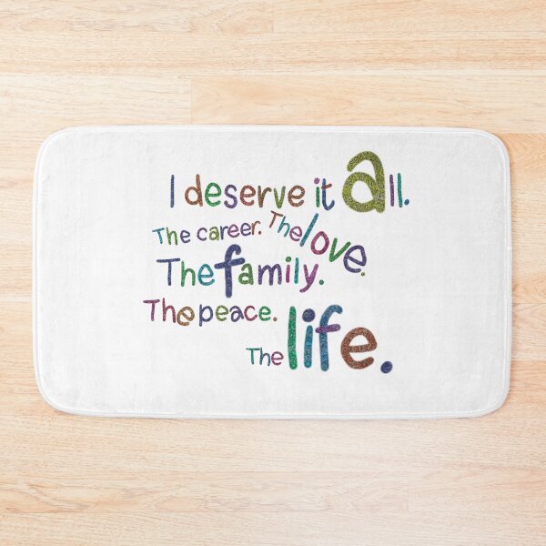 Item preview, I deserve it all rainbow pattern designed and sold by chuckletuckle.