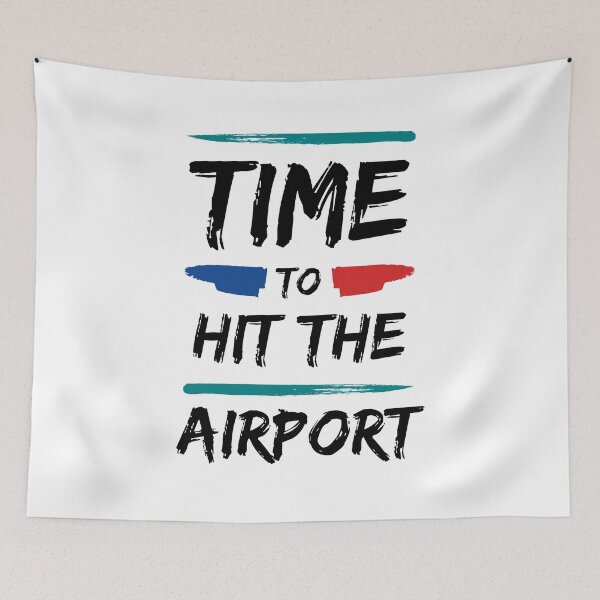 Item preview, Time to Hit the Airport - Hustle Fly Repeat designed and sold by LadyHustle.
