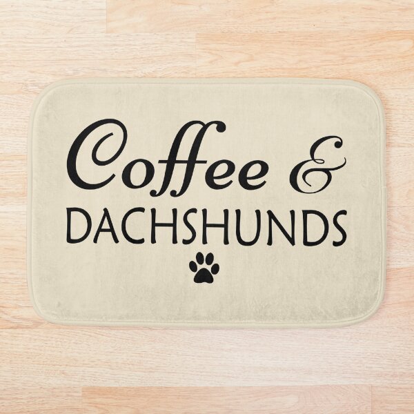 Item preview, Coffee and dachshunds designed and sold by iskapa.