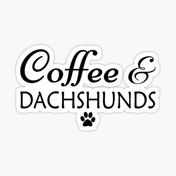 Item preview, Coffee and dachshunds designed and sold by iskapa.
