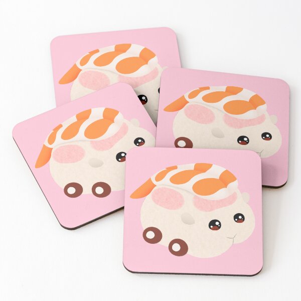 Item preview, Prawn Ebi Sushi Molcar Pui Pui Molcar designed and sold by BlossomCreative.