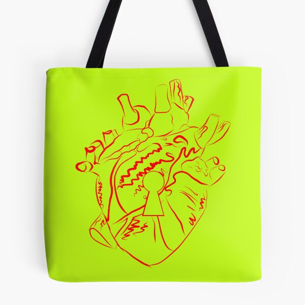 Item preview, Key to my Heart (Hi-Liter Yellow) designed and sold by ScinderScythe.