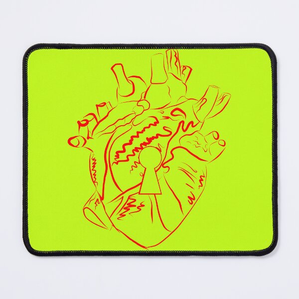 Item preview, Key to my Heart (Hi-Liter Yellow) designed and sold by ScinderScythe.