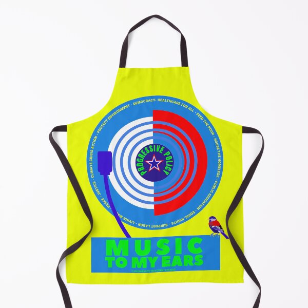 Item preview, PMD00657 Progressive Movement Designs Progressive Record player music motif design with 12 policy goals for progressive Democrats Independents and Bernie Sanders supporters  designed and sold by ProgressiveLeft.