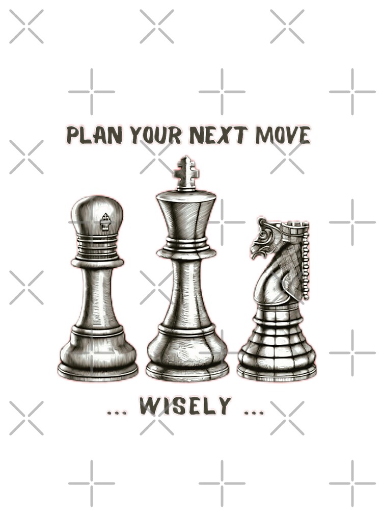 Next chess move Framed Print