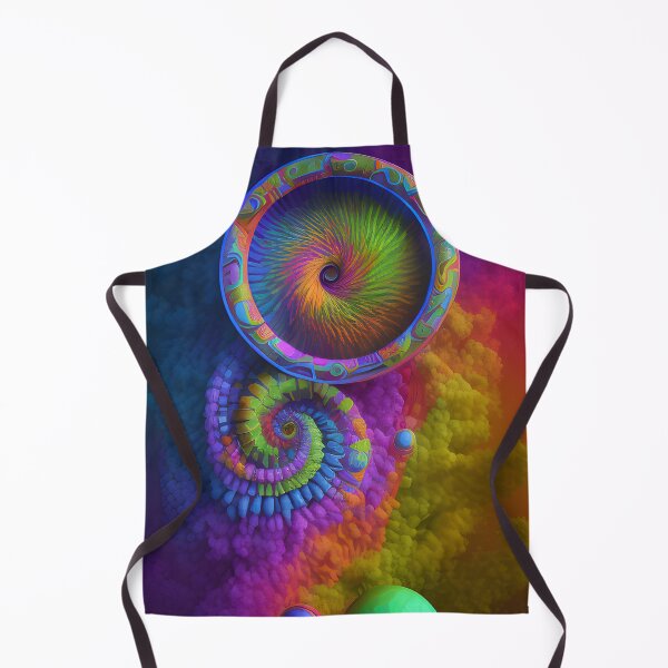 Artikelvorschau, Colorful Abstract Shapes & Symbols Digital Painting Art Swirls entworfen und verkauft von VersoShopping.