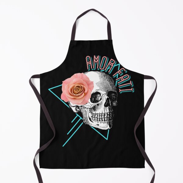 Item preview, Amor Fati | Stoicism Phrase | Stoic Skull with Pink Rose Retro designed and sold by StoicStreet.