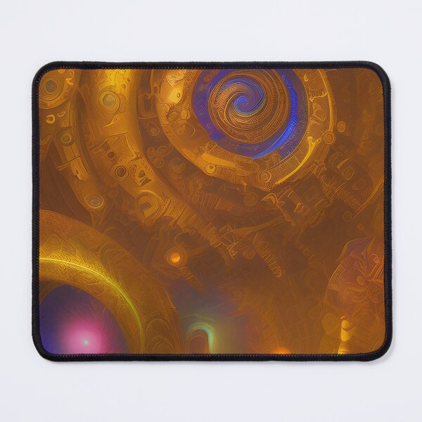 Artikelvorschau, Colorful Abstract Shapes & Symbols Digital Painting Art Swirls entworfen und verkauft von VersoShopping.