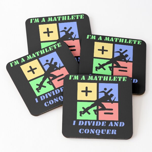 Item preview, I'm a mathlete, I divide and conquer designed and sold by Laugh-Lines.