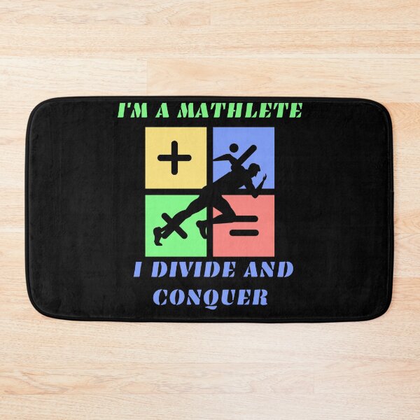 Item preview, I'm a mathlete, I divide and conquer designed and sold by Laugh-Lines.