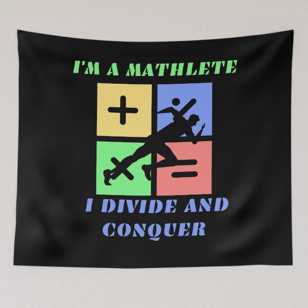 Item preview, I'm a mathlete, I divide and conquer designed and sold by Laugh-Lines.