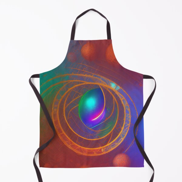 Artikelvorschau, Colorful Abstract Shapes & Symbols Digital Painting Art Swirls entworfen und verkauft von VersoShopping.