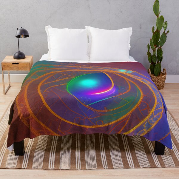 Item preview, Colorful Abstract Shapes & Symbols Digital Painting Art Swirls designed and sold by VersoShopping.
