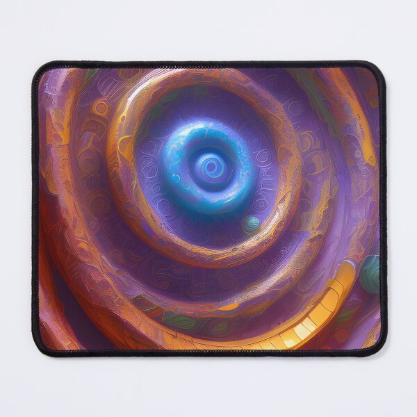 Artikelvorschau, Colorful Abstract Shapes & Symbols Digital Painting Art Swirls entworfen und verkauft von VersoShopping.