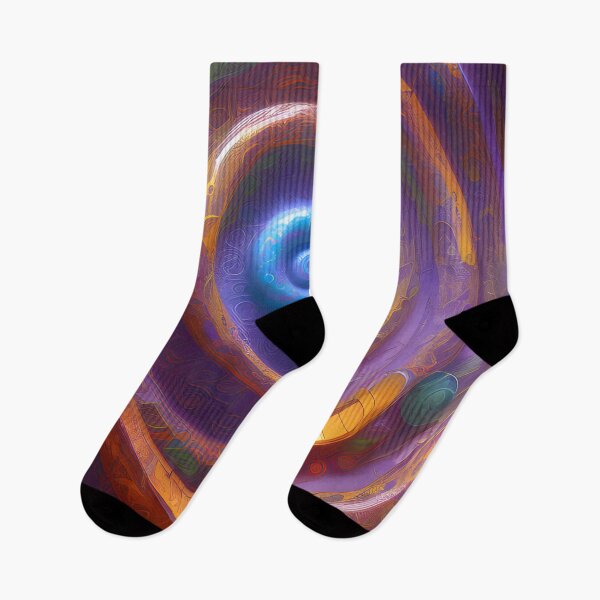 Artikelvorschau, Colorful Abstract Shapes & Symbols Digital Painting Art Swirls entworfen und verkauft von VersoShopping.
