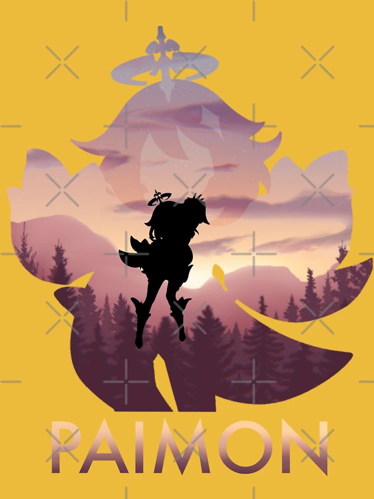 Genshin Impact Paimon Silhouette Design