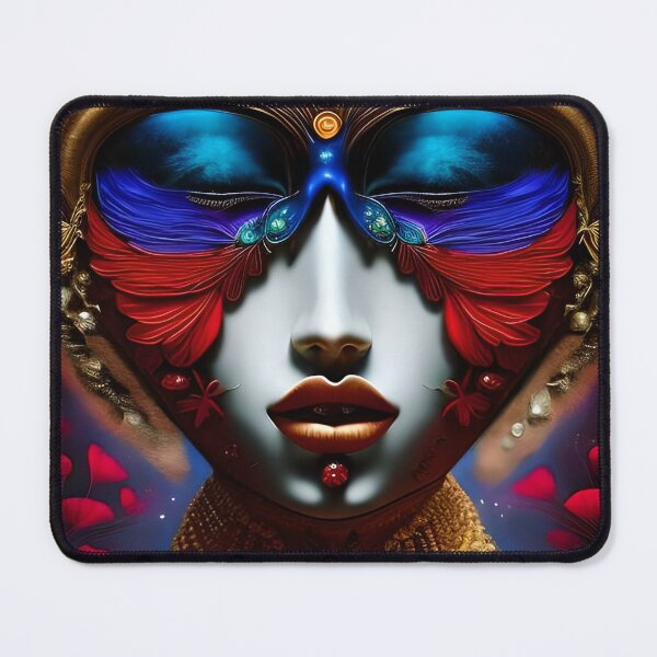 Item preview, Psychedelic Woman Portrait Art designed and sold by XCentric00.