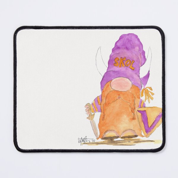 Item preview, SKOL Minnesota Viking Gnome designed and sold by Beth Foster Creative.