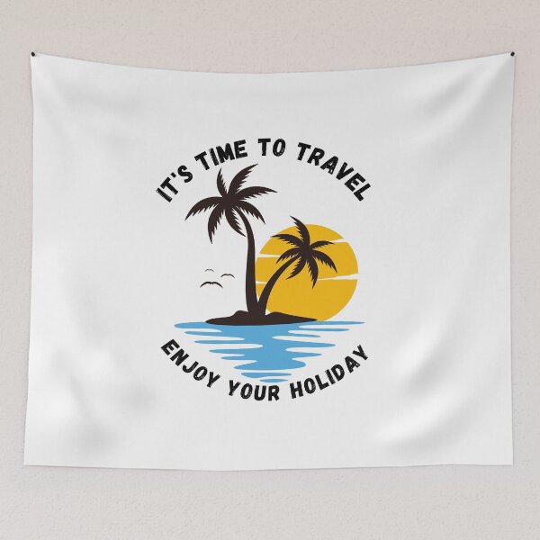 Item preview, It's Time to Travel, Enjoy your Holiday - Hustle Fly Repeat designed and sold by LadyHustle.