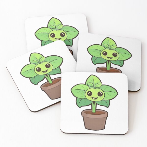 Item preview, Happy Little Basil Plant designed and sold by frogg136.
