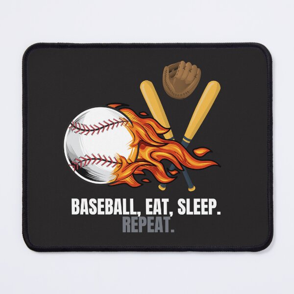 Item preview, Baseball, EAT, SLEEP, REPEAT T-Shirt designed and sold by DragonPrint.