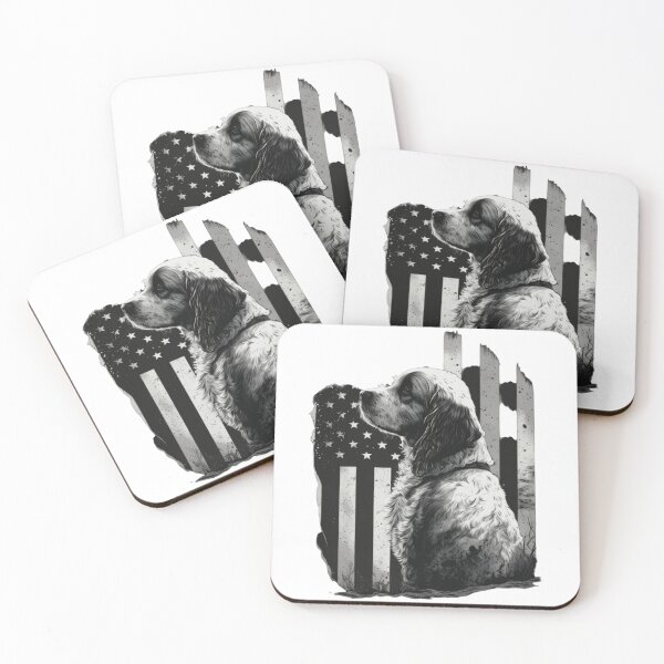 Item preview, US flag and dog designed and sold by Zaolta.