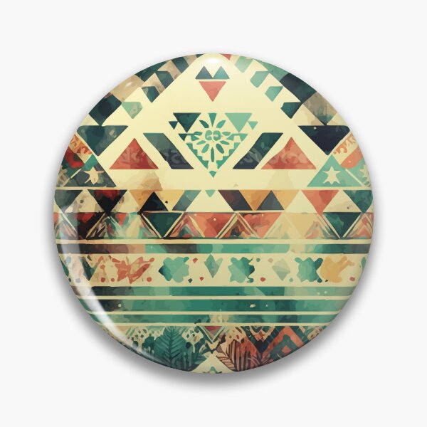 Item preview, A SouthWest Geometric Aztec Design - Boho Chic Patterns designed and sold by GVRDesign.