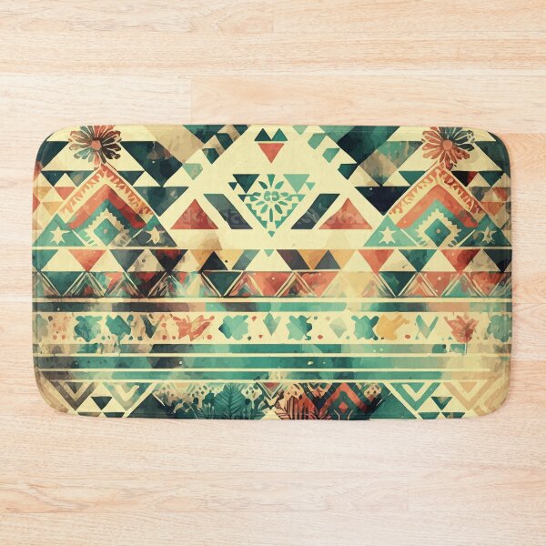Item preview, A SouthWest Geometric Aztec Design - Boho Chic Patterns designed and sold by GVRDesign.
