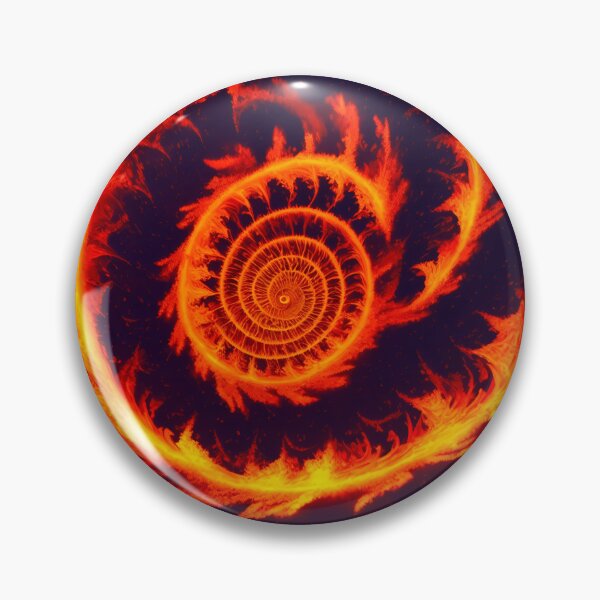 Item preview, Spiral Fire Fractal Red Orange Yellow - Spirals designed and sold by internlvisions.