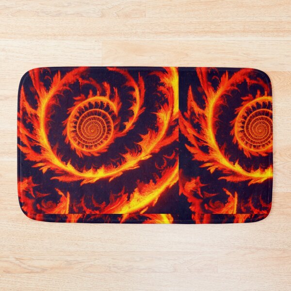 Item preview, Spiral Fire Fractal Red Orange Yellow - Spirals designed and sold by internlvisions.