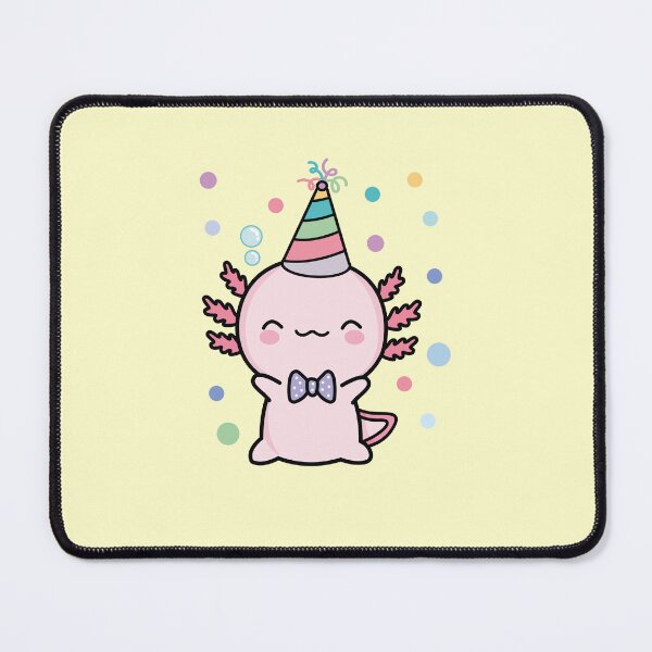 Item preview, Axolotl Happy Birthday designed and sold by XoTheMonster.