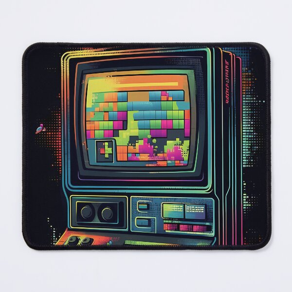 Item preview, Pixel art 80s" with a retro video game designed and sold by amazingtraits.