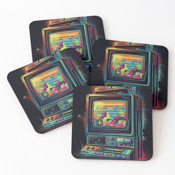 Item preview, Pixel art 80s" with a retro video game designed and sold by amazingtraits.