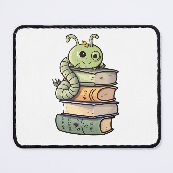 Item preview, Bookworm Sticker - Perfect for Book Lovers designed and sold by ColorStudioArt.