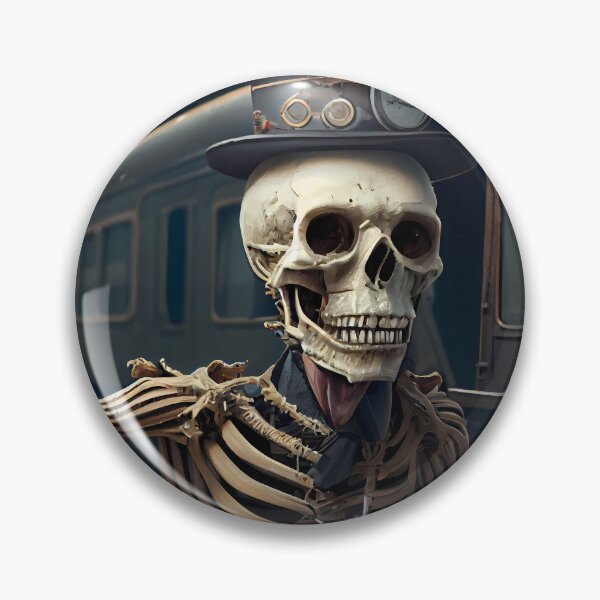 Item preview, Skeleton Train Conductor designed and sold by MTJ-Mushrooms.