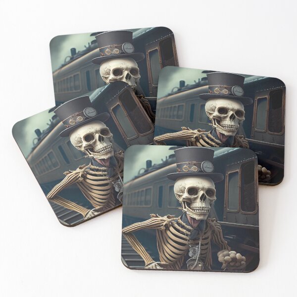 Item preview, Skeleton Train Conductor designed and sold by MTJ-Mushrooms.