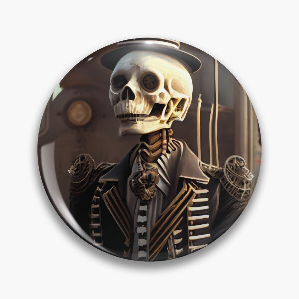 Item preview, Skeleton Train Conductor designed and sold by MTJ-Mushrooms.